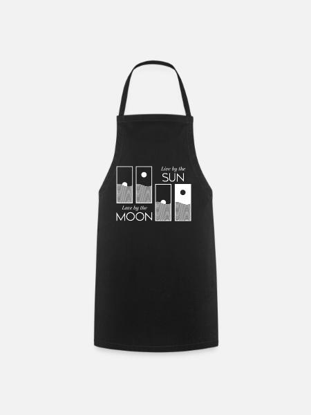 Lever / Coucher de soleil - Tablier de cuisine - noir