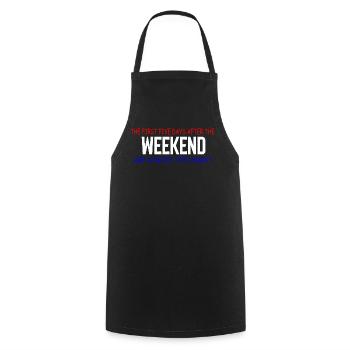 Weekend Blues: The First Five Days - Cooking Apron - black - Front - AI Model Male 185 dark (185cm)