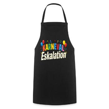 Carnival Escalation - Cooking Apron - black - Front - AI Model Male 185 dark (185cm)