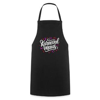Carnival Mouse - Cooking Apron - black - Front - AI Model Male 185 dark (185cm)