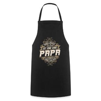 Modellbauer Papa - Kochschürze - Schwarz - Vorne - AI Model Male 185 dark (185cm)