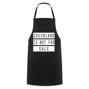 Greenland Is Not For Sale - Kochschürze - Schwarz - Vorne - AI Model Male 185 dark (185cm)