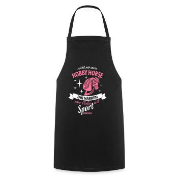 Hobby Horse Chefin Sport-Statement - Tablier de cuisine - noir - Devant - AI Model Male 185 dark (185cm)