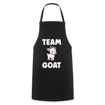 GOAT Goat Mascot Team - Cooking Apron - black - Front - AI Model Male 185 dark (185cm)