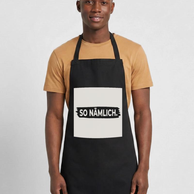C’EST COMME ÇA. – Affiche avec design statement Tablier de cuisine