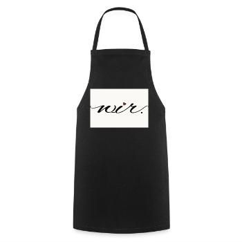 Nous. – Chemise Modern Love Statement - Tablier de cuisine - noir - Devant - AI Model Male 185 dark (185cm)
