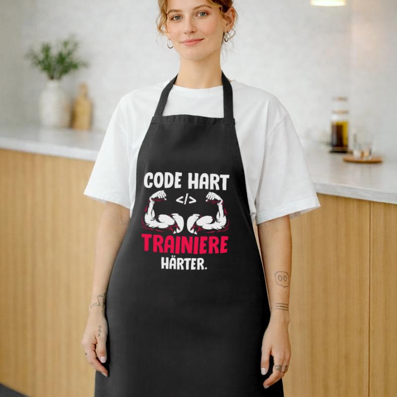 Coder CODE HART TRAINIERE HÄRTER Lustiges Kochschürze