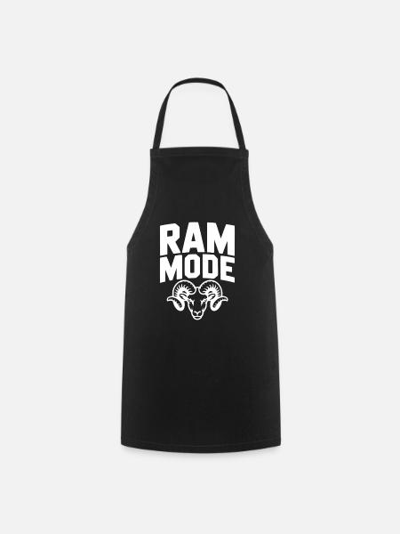 RAM-Modus - Kochschürze - Schwarz