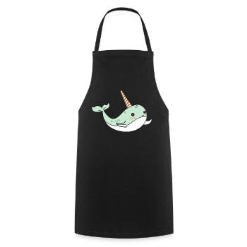 narval - Tablier de cuisine - noir - Devant - AI Model Male 185 dark (185cm)