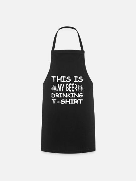 Bier - Kochschürze - Schwarz