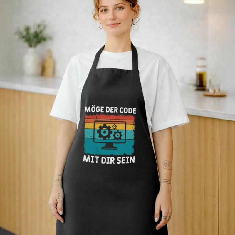 Nerd Computer MÖGE DER CODE MIT DIR SEIN LUSTIG Kochschürze