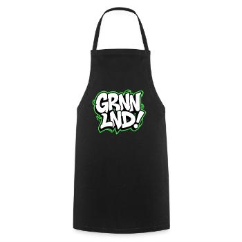 GRNNLND! Greenland Streetwear for Globetrotters - Cooking Apron - black - Front - AI Model Male 185 dark (185cm)