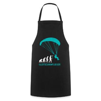 Paraglider GLEITSCHIRMFLIEGER LUSTIG - Tablier de cuisine - noir - Devant - AI Model Male 185 dark (185cm)