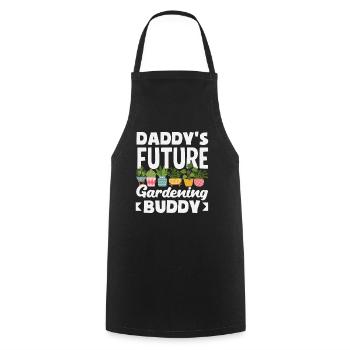 Le futur copain jardinier de papa Plus drôle - Tablier de cuisine - noir - Devant - AI Model Male 185 dark (185cm)