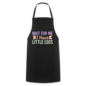 Cute Saying Humor Meme Funny Gift Idea - Cooking Apron - black - Front - AI Model Male 185 dark (185cm)