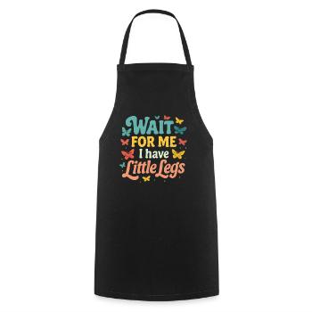 Cute Saying Humor Meme Funny Gift Idea - Cooking Apron - black - Front - AI Model Male 185 dark (185cm)