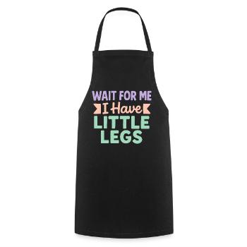 Cute Saying Humor Meme Funny Gift Idea - Cooking Apron - black - Front - AI Model Male 185 dark (185cm)