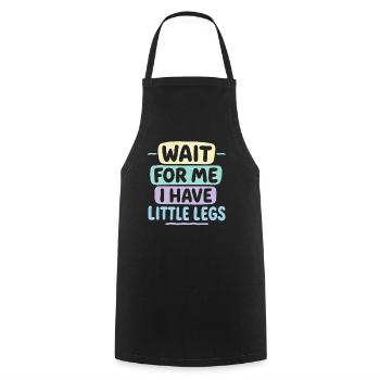 Cute Saying Humor Meme Funny Gift Idea - Cooking Apron - black - Front - AI Model Male 185 dark (185cm)
