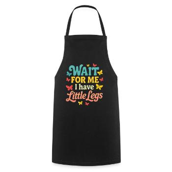 Cute Saying Humor Meme Funny Gift Idea - Cooking Apron - black - Front - AI Model Male 185 dark (185cm)