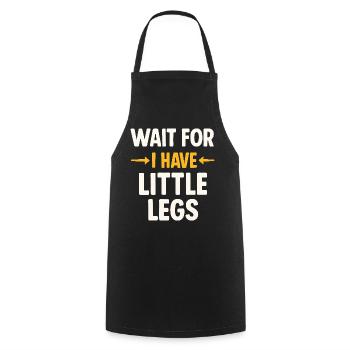 Lustiger Spruch Humor Meme Lustig Geschenkidee - Kochschürze - Schwarz - Vorne - AI Model Male 185 dark (185cm)