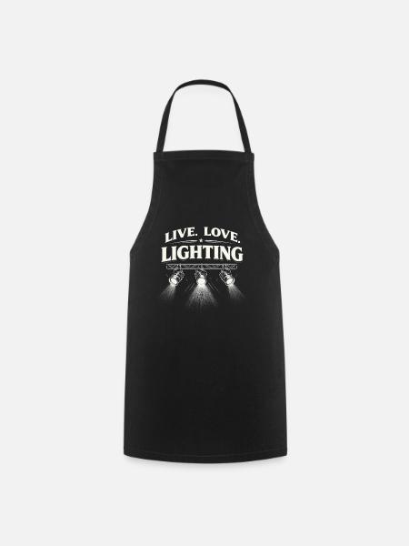 Lichttechniker Beleuchtungstechniker Lighting Guy - Kochschürze - Schwarz