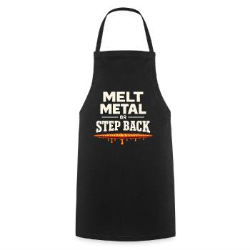 welder humor, welder identity, - Cooking Apron - black - Front - AI Model Male 185 dark (185cm)