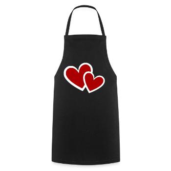 Cadeau pour la fête des mères : Idée de cadeau pour la fête des mères - Tablier de cuisine - noir - Devant - AI Model Male 185 dark (185cm)