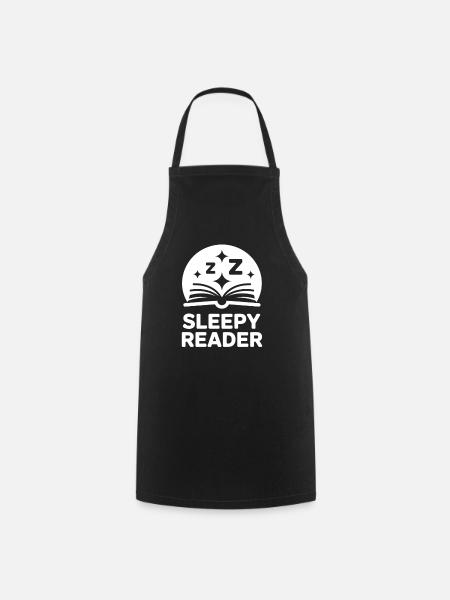 Sleepy Reader Lesen - Kochschürze - Schwarz