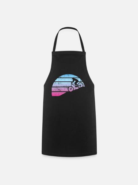 Fahhrrad Sunset - Kochschürze - Schwarz