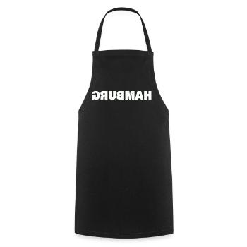 Hambourg - Tablier de cuisine - noir - Devant - AI Model Male 185 dark (185cm)
