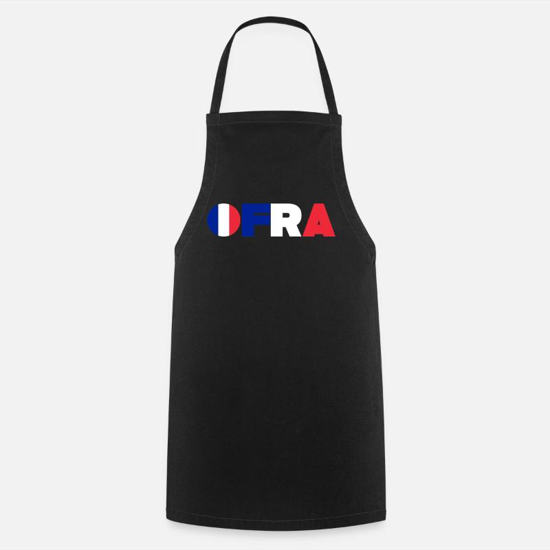 Frankreich - Kochschürze - Schwarz