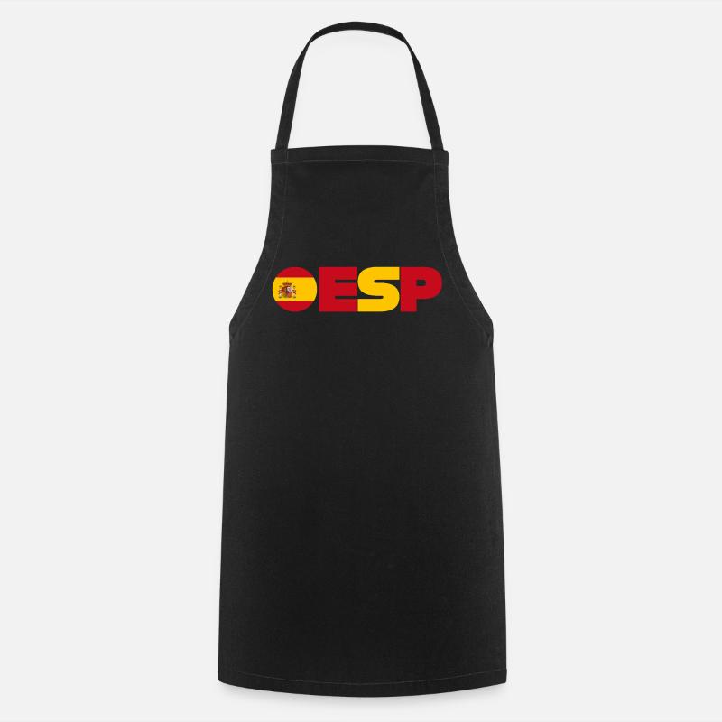 Spain - Cooking Apron - black