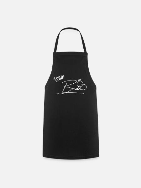 Team Bride - Cooking Apron - black