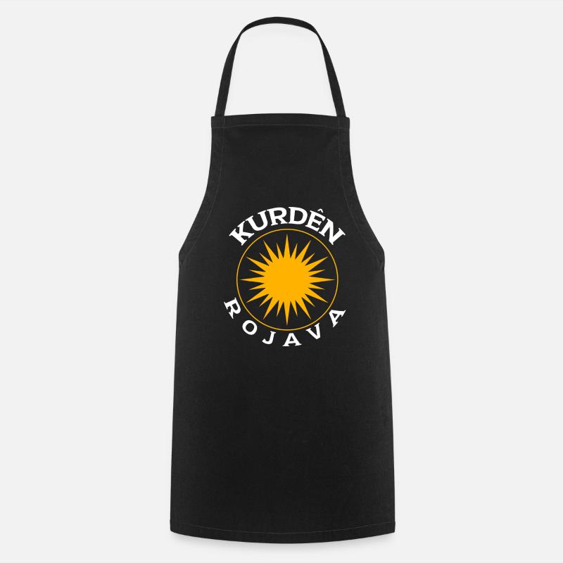 Kurden Rojava - Kochschürze - Schwarz
