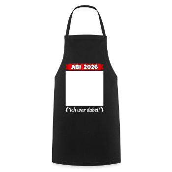 Abitur 2026 Abitur Graduation Guestbook Abitur - Cooking Apron - black - Front - AI Model Male 185 dark (185cm)