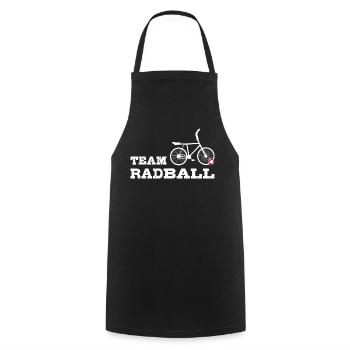 Cyclisme par équipe, Cyclistes de compétition, Cyclisme en salle - Tablier de cuisine - noir - Devant - AI Model Male 185 dark (185cm)