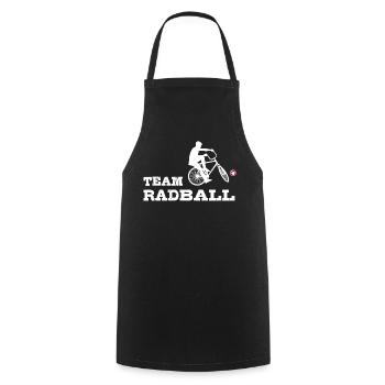 Team Cycling, Cycling Players, Indoor Cycling - Cooking Apron - black - Front - AI Model Male 185 dark (185cm)