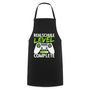 Secondary school graduation 2026 Secondary school graduation Boy - Cooking Apron - black - Front - AI Model Male 185 dark (185cm)