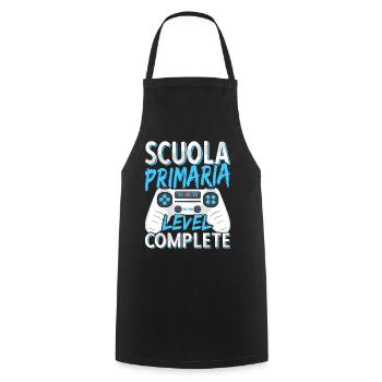 Primary School Diploma Elementary School 2026 - Cooking Apron - black - Front - AI Model Male 185 dark (185cm)