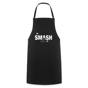 Look de terrain de sport de puissance Padel Smash - Tablier de cuisine - noir - Devant - AI Model Male 185 dark (185cm)