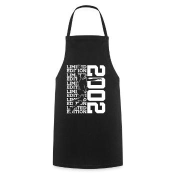 24E ANNIVERSAIRE DU BASKETBALL EN ÉDITION LIMITÉE 2002 - Tablier de cuisine - noir - Devant - AI Model Male 185 dark (185cm)