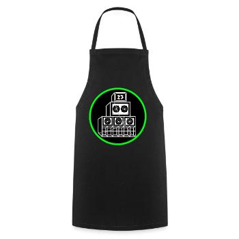 Free tekno - Tablier de cuisine - noir - Devant - AI Model Male 185 dark (185cm)