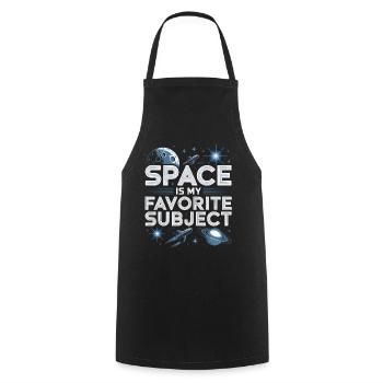 Astronomer Galaxy Outerspace Universe Astronomy - Cooking Apron - black - Front - AI Model Male 185 dark (185cm)