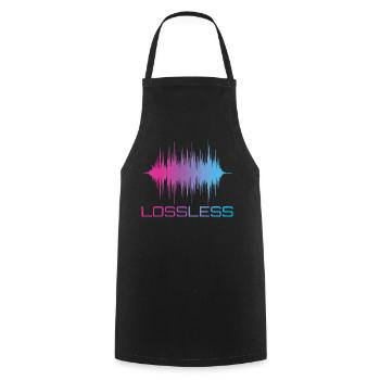 Lossless Audio Format Audiophile Sound - Cooking Apron - black - Front - AI Model Male 185 dark (185cm)