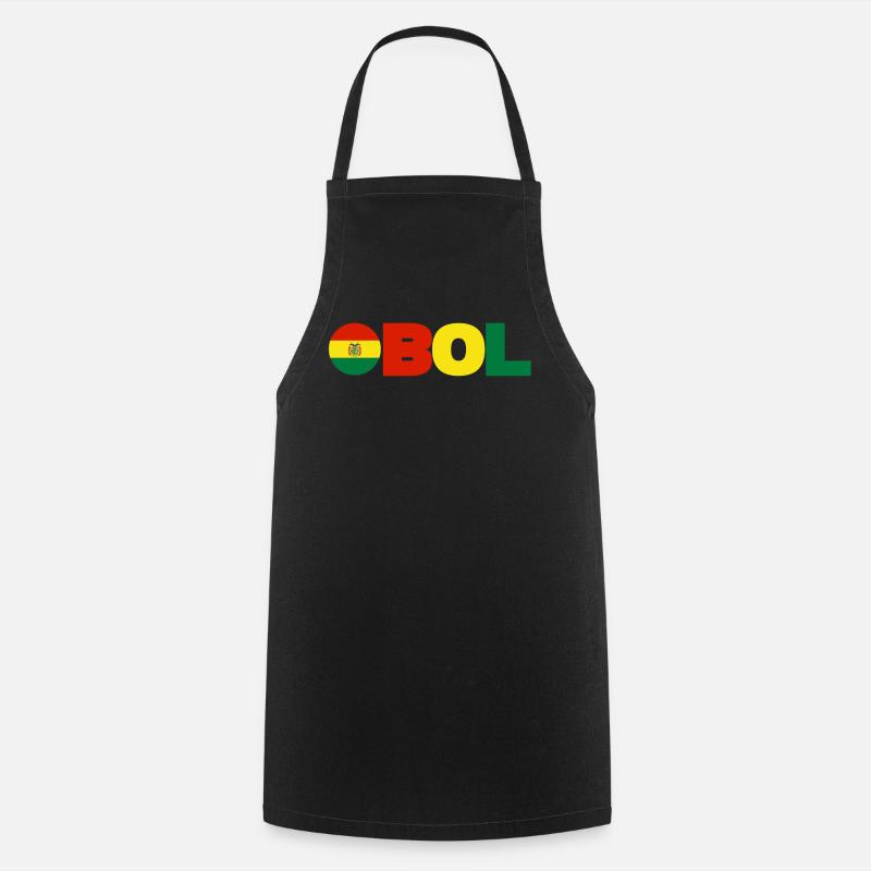 Bolivia - Cooking Apron - black