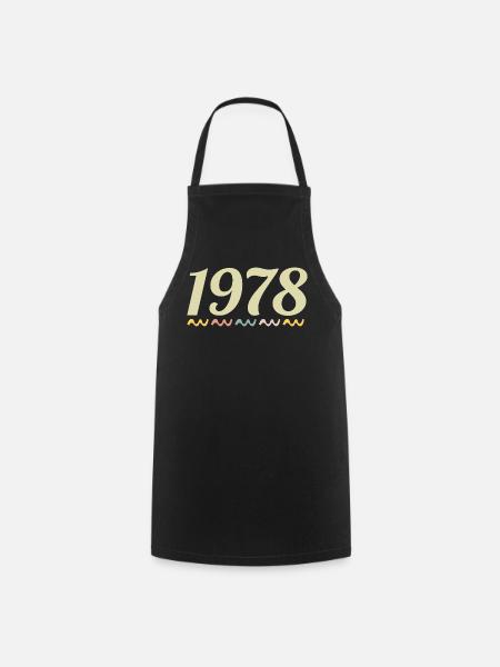 1978 - Kochschürze - Schwarz