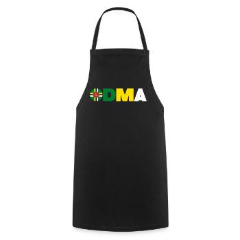 Dominica - Cooking Apron - black - Front - AI Model Male 185 dark (185cm)