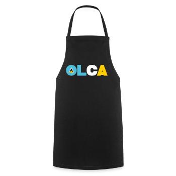 Saint Lucia - Cooking Apron - black - Front - AI Model Male 185 dark (185cm)