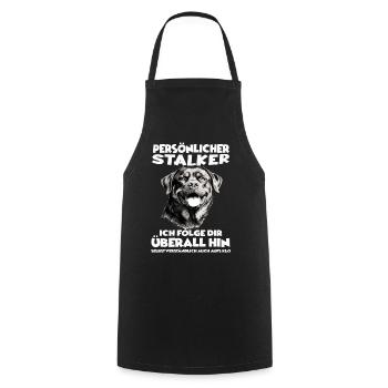 Rottweiler T Propriétaire de chien Vêtements pour chiens Rotti Ro - Tablier de cuisine - noir - Devant - AI Model Male 185 dark (185cm)