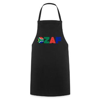 Afrique du Sud - Tablier de cuisine - noir - Devant - AI Model Male 185 dark (185cm)